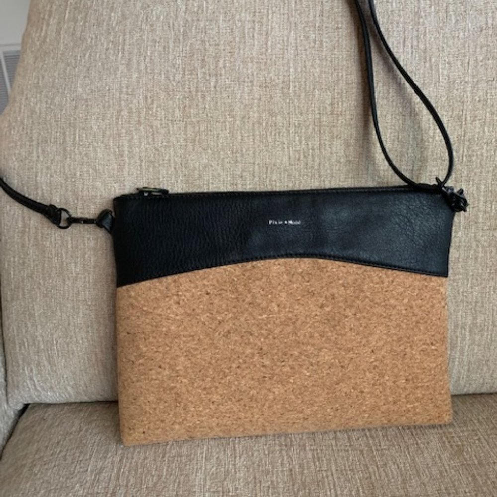 NWOT Pixie Mood Crossbody Bag Cork and Leather